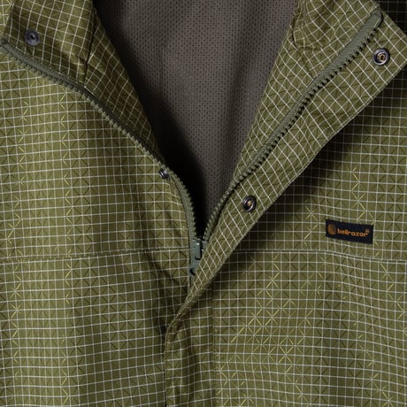 HELLRAZOR GRID NYLON TRUCK JACKET Olive