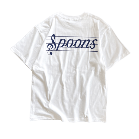 SPOONS GROOVE MARK TEE White