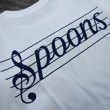 SPOONS GROOVE MARK TEE White
