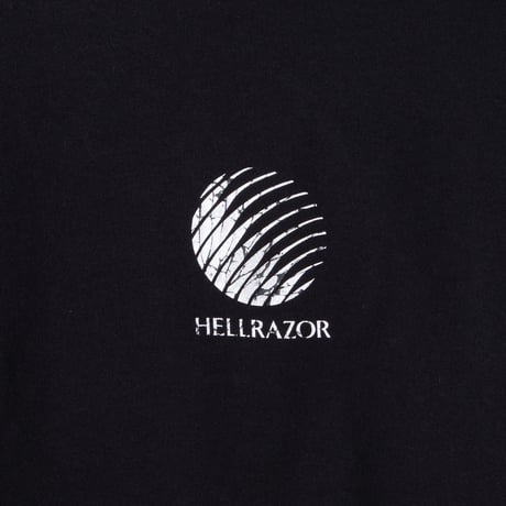 HELLRAZOR CRACKED CORE LOGO SHIRT Black