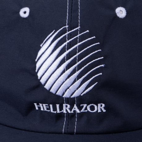 HELLRAZOR BIG LOGO NYLON 6PANEL CAP Navy
