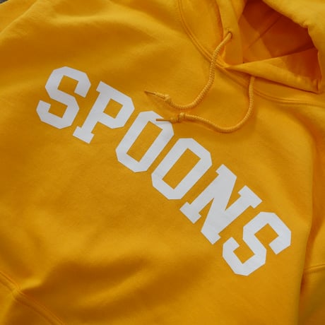 SPOONS COLLEGE LOGO HOODIE Gold