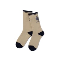 HELLRAZOR LOGO SOX Beige / Nay