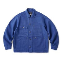 FTC WASHED CANVAS WORK JACKET Blue