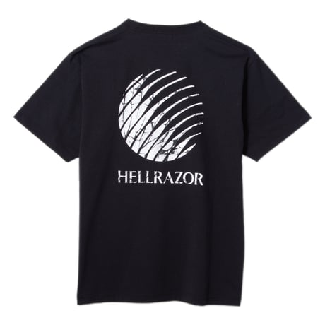 HELLRAZOR CRACKED CORE LOGO SHIRT Black