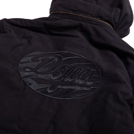 HELLRAZOR x DOGEAR RECORDS M65 CITY TREE CAMO ARMY JACKET Black