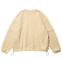 EVISEN SPRING CREWNECK SWEAT Beige