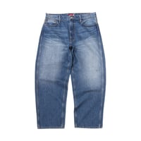 HELLRAZOR BAGGIE DENIM PANTS Fade Indigo