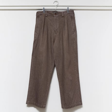 PORTANCE HEMP MIX SLACKS Brown