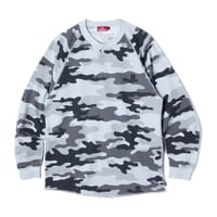 HELLRAZOR HENRY RAGLAN LS SHIRT Snow Camo
