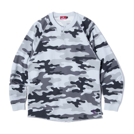 HELLRAZOR HENRY RAGLAN LS SHIRT Snow Camo