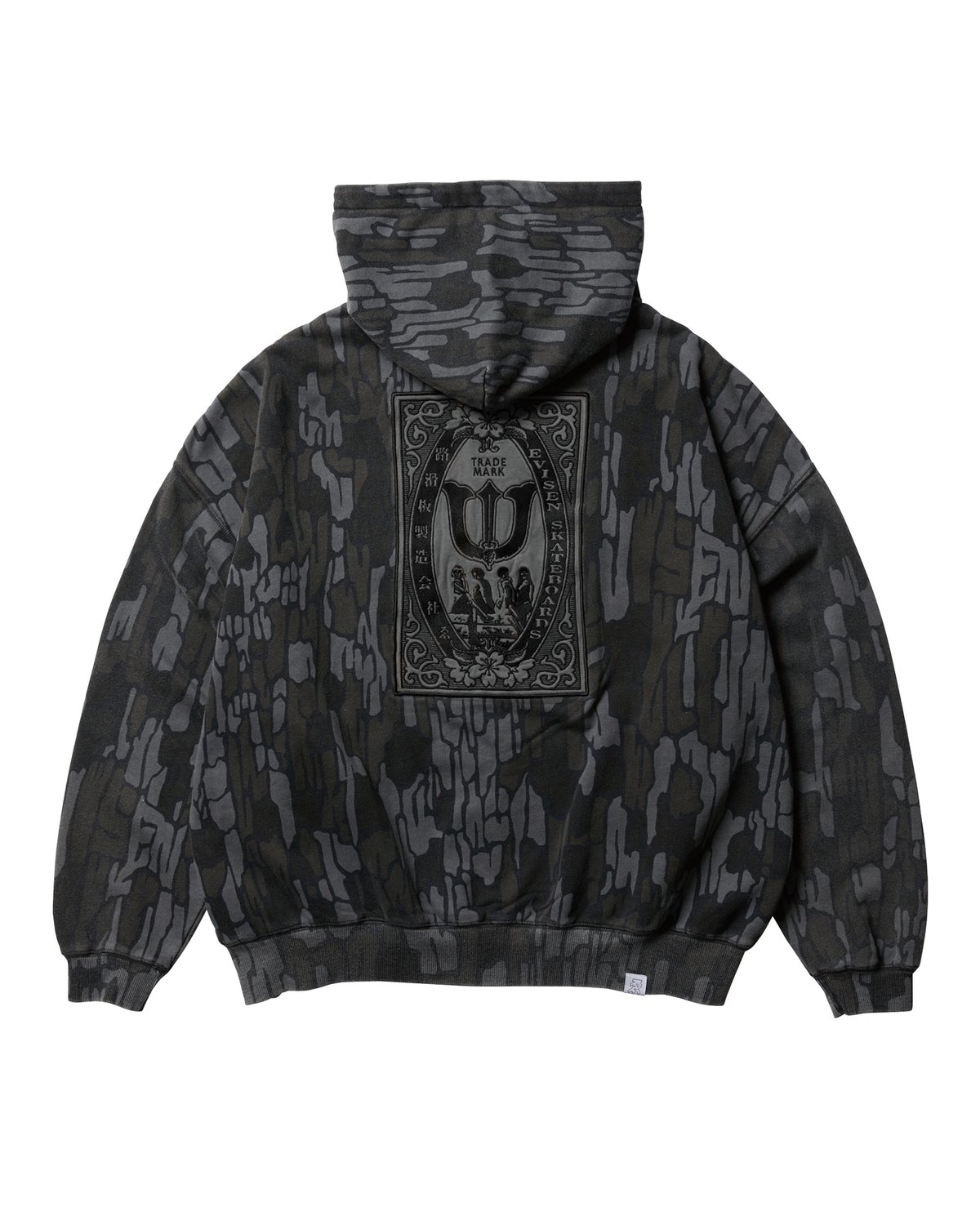 EVISEN (エビセン) DOKURO CAMO ZIP HOODIE Black | SP 