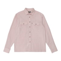 PASS~PORT WORKERS CHECK SHIRT LONG-SLEEVE Light Pink