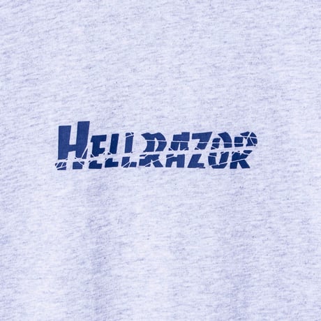 HELLRAZOR BREAKING GLASS LS SHIRT Heather Grey
