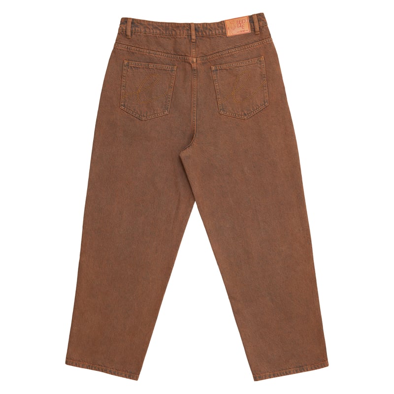 HODDLE (ホドル) RANGER JEAN OVER DYE STEEL RUST Ru