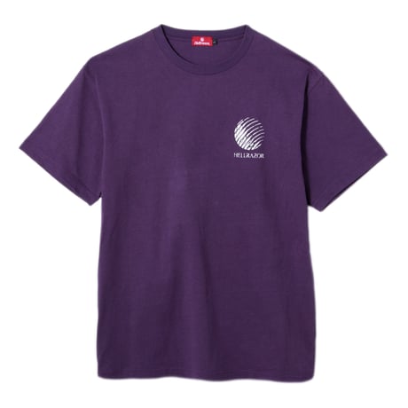 HELLRAZOR CRACKED CORE LOGO SHIRT Grape