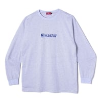 HELLRAZOR BREAKING GLASS LS SHIRT Heather Grey