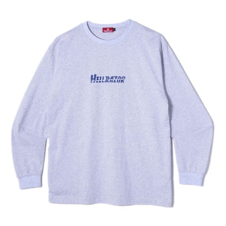 HELLRAZOR BREAKING GLASS LS SHIRT Heather Grey