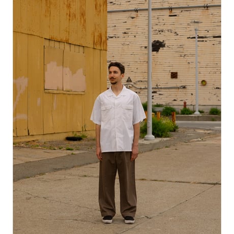 PORTANCE HEMP MIX SLACKS Brown