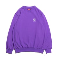 HELLRAZOR (ヘルレイザー) EMB CREWNECK Purple