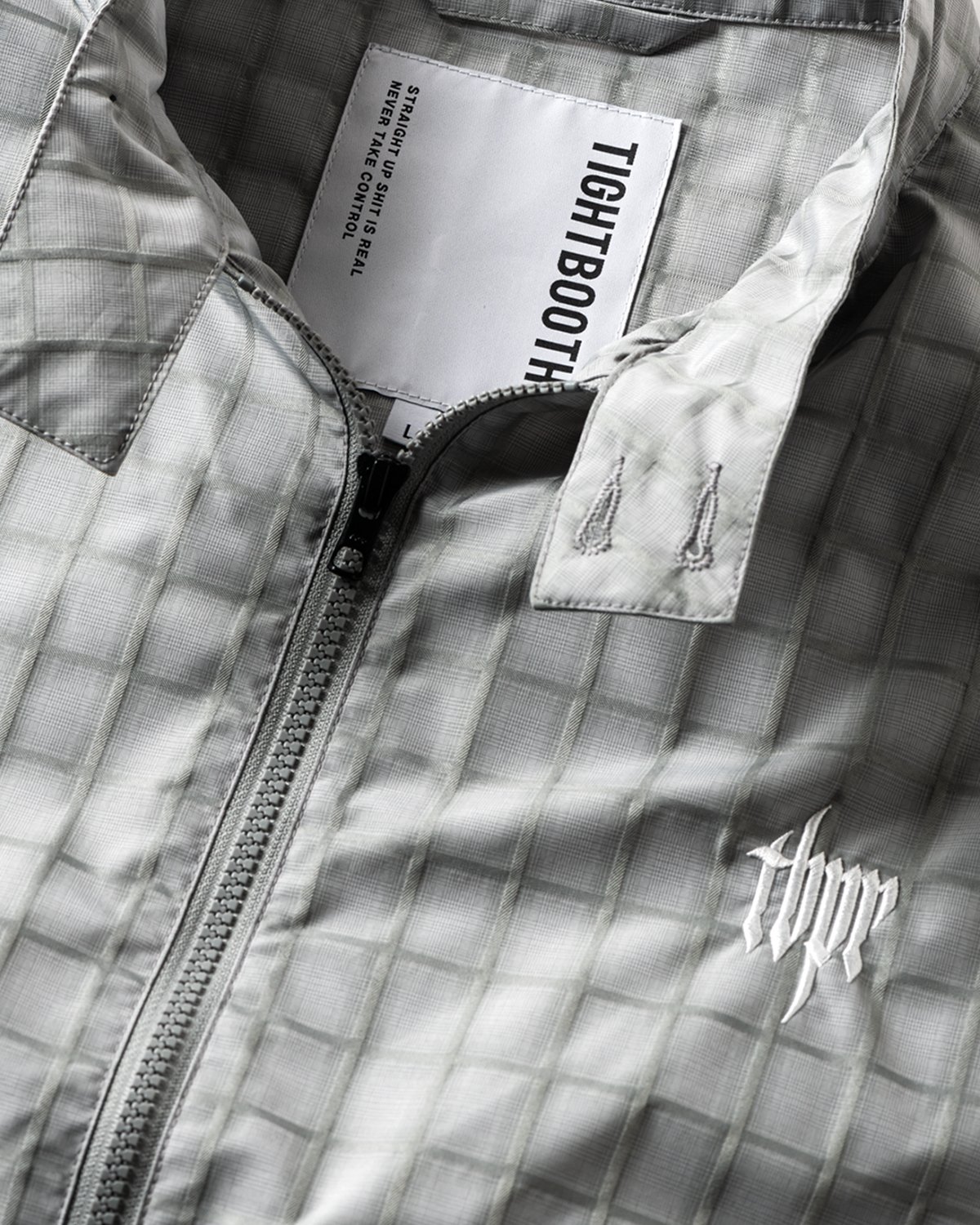 ジャケット・アウター Tightbooth PLAID LIGHT SWING TOP TIGHTBOOTH/PLAID LIGHT SWING TOP（Grey）［チェックライトスウィング