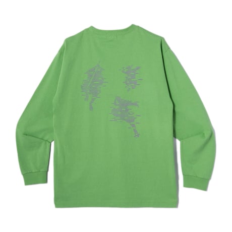 HELLRAZOR BREAKING GLASS LS SHIRT Frog Green