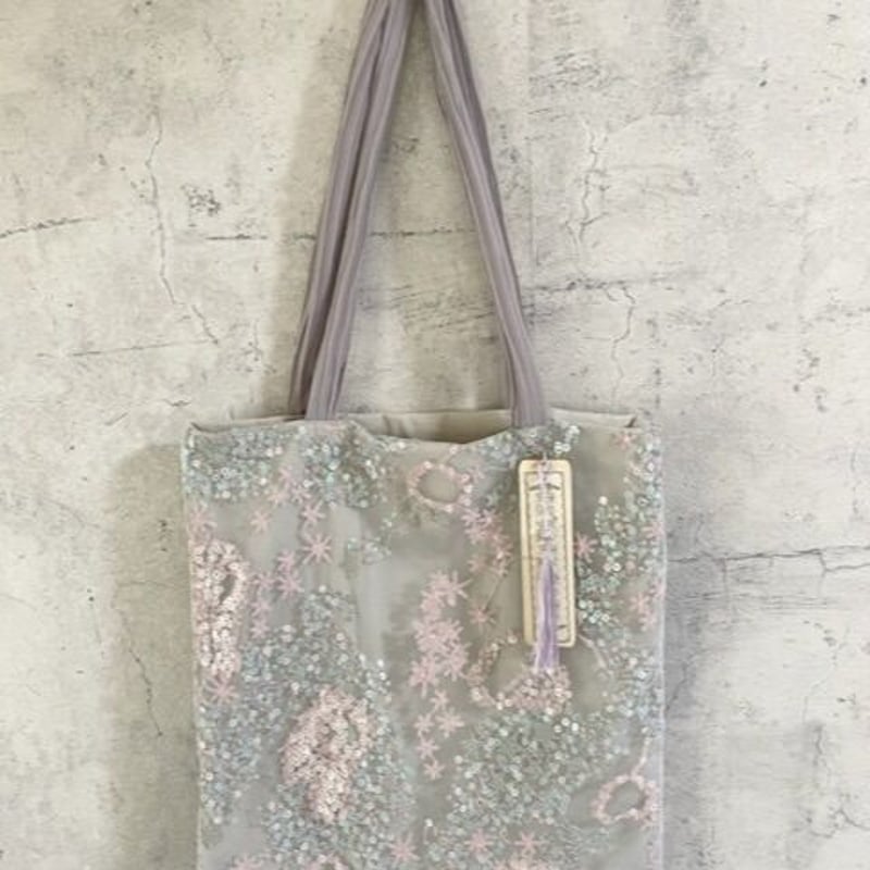 スパンコール刺繍トートバッグ | natane:hana スパンコール刺繍トートバッグ | natane:hana