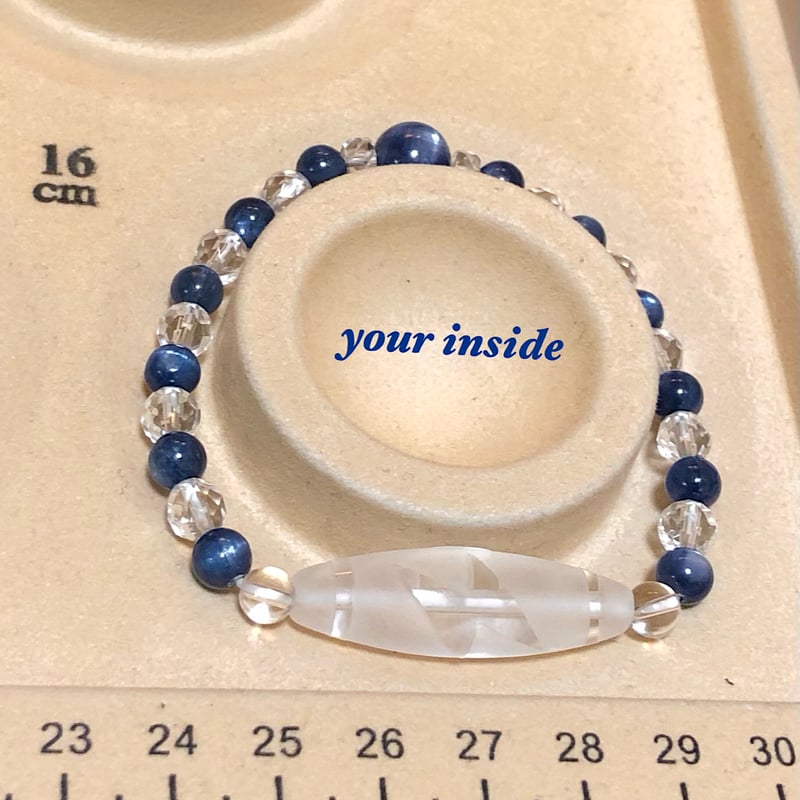 ◆ 聖母石◆閃電五眼 宝瓶天珠ブレス◆ 閃電五眼天珠 意味や効果 五方佛と雷紋様 天珠