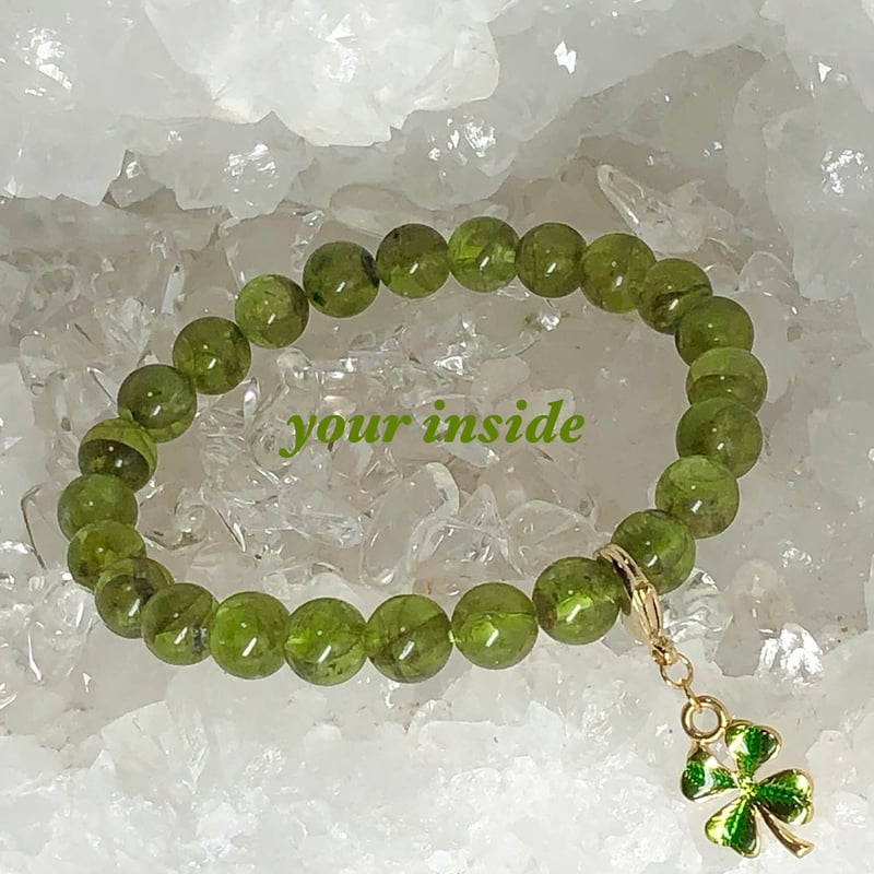 ペリドットの 天然石ビーズブレスレット ペリドット ブレスレット 6mm 17~17.5cm M～L サイズ 8月 誕生石