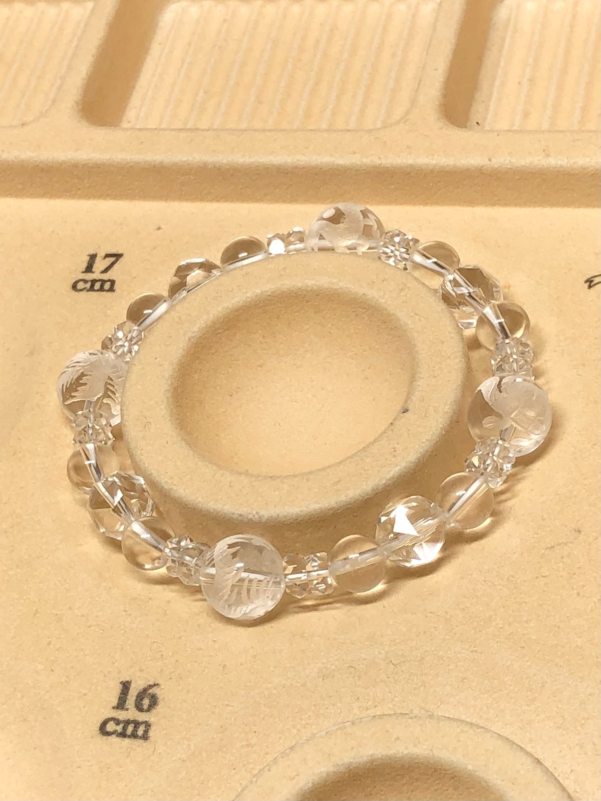 四神獣 素彫り 水晶 天然石ブレスレット | ? 天然石アクセサリー ユア 
