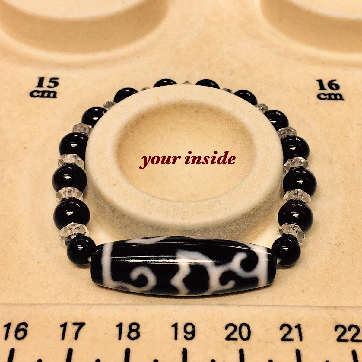 水連花天珠 天然石ブレスレット | 💎 天然石アクセサリー ユアインサイド