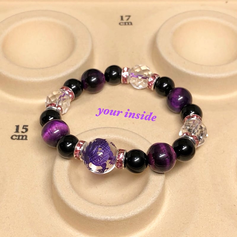 N167 / カスタムボールペン 天然石 パープルタイガーアイ パープルタイガーアイについて｜パワーストーン 誕生石 天然石