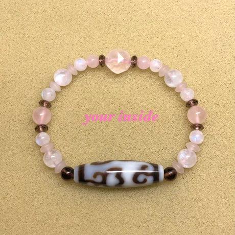 水蓮花白天珠 天然石ブレスレット
