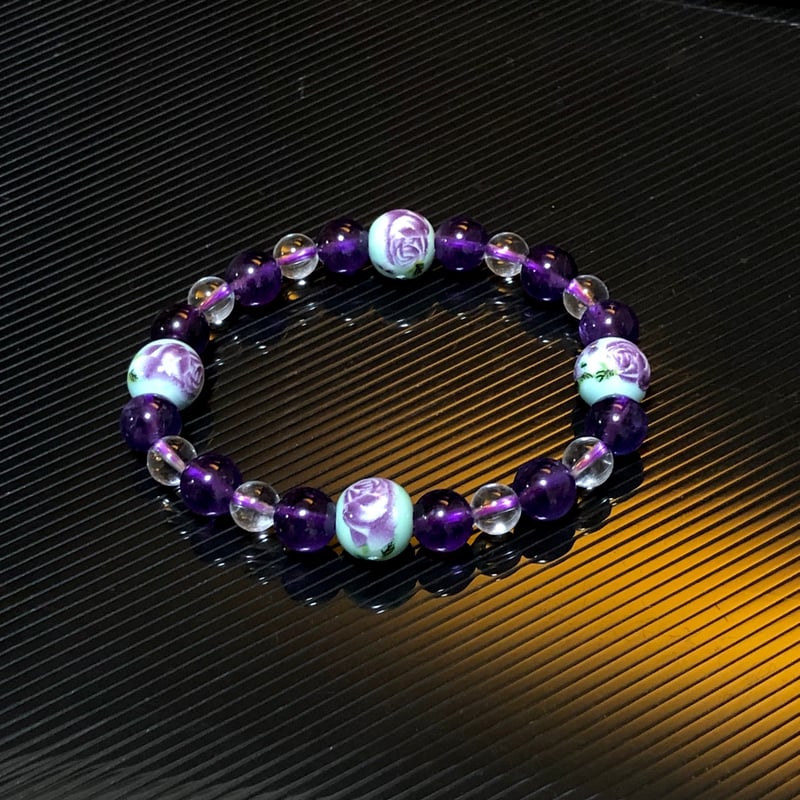 とおかさま様♥️アメトリン 六芒星(大粒)＆アメトリン タンブル天然石ブレスレット 岡山のパワーストーン、風水・開運グッズのお店 龍祥本舗 / 天然