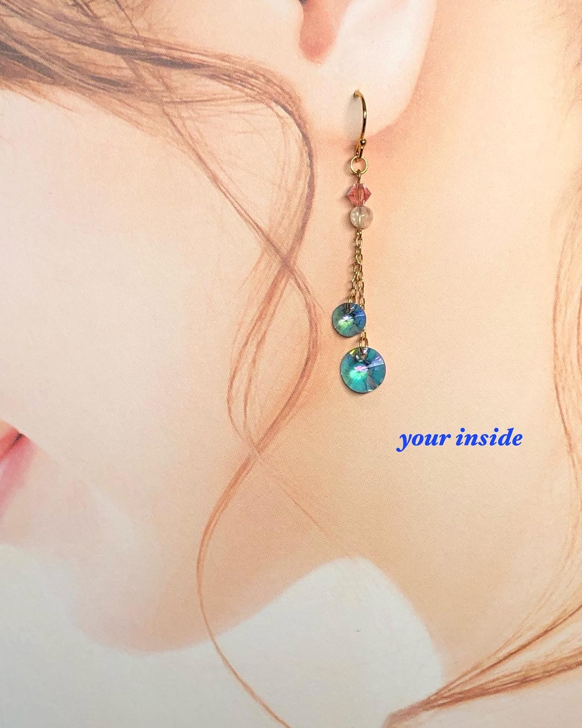 スワロフスキー アクアマリン トランスミッション ブルームーン