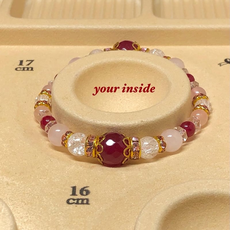 N110 / 天然石 カスタムボールペン ルビーカラーアゲート N110 / 天然石 カスタムボールペン ルビーカラーアゲート