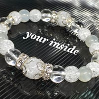 ムーンストーン デザイン 天然石ブレスレット