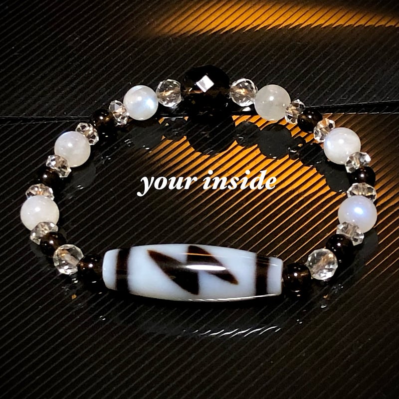 エッフェル塔チャーム 天然石ブレスレット 5本組 エッフェル塔チャーム 天然石ブレスレット 5本組