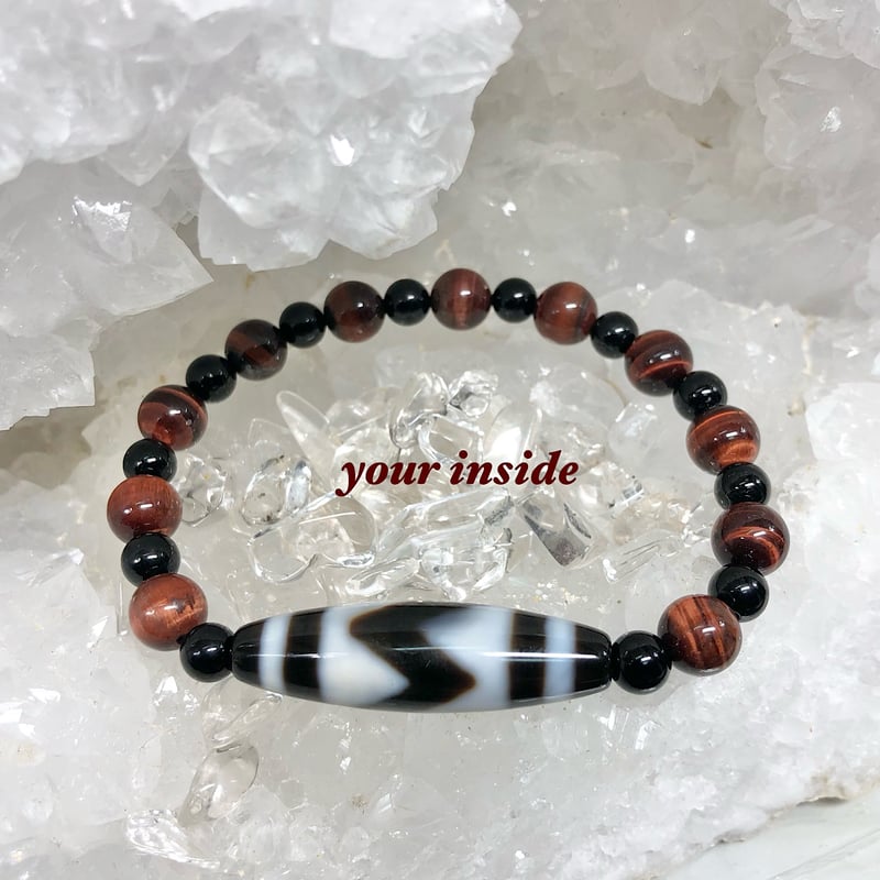 虎牙天珠 天然石ブレスレット | 💎 天然石アクセサリー ユアインサイド
