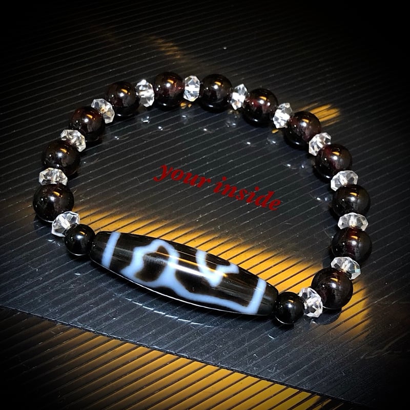 水連花天珠 天然石ブレスレット | 💎 天然石アクセサリー ユアインサイド