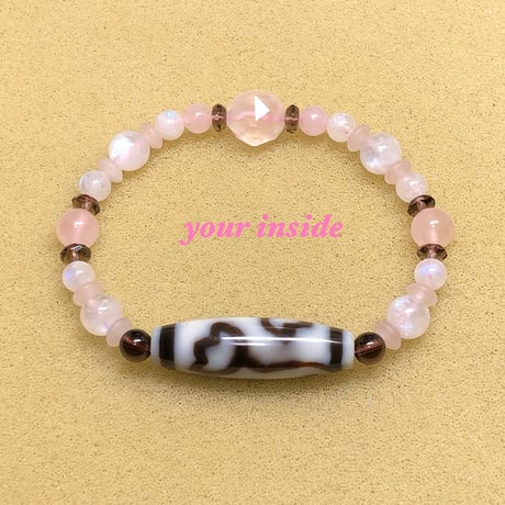 水蓮花白天珠 天然石ブレスレット