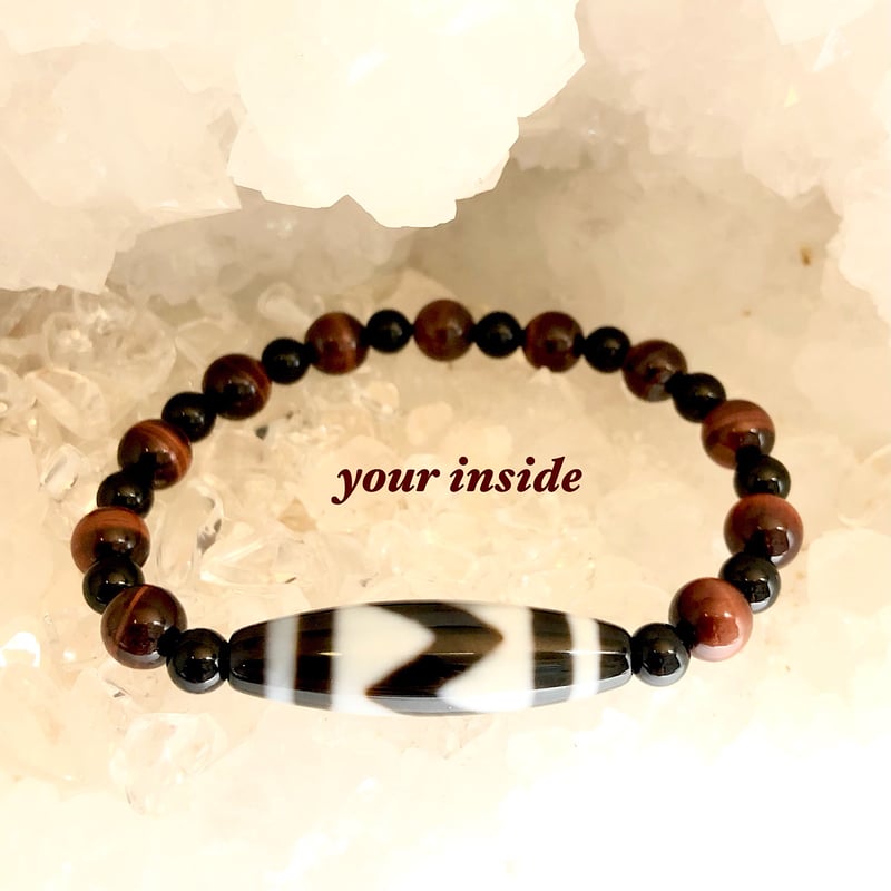 虎牙天珠 天然石ブレスレット | 💎 天然石アクセサリー ユアインサイド