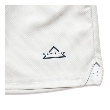MEWSHIP バスパン　BASIC SHORTS "SIDE LINE"　<BEIGE×BLACK>