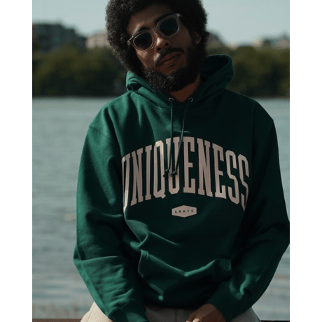 CRATE　UNIQUENESS Collage Hoodie　3 COLOR