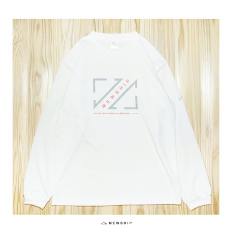 MEWSHIP　ロンT　"Double angle" L/S PL　2 COLOR Mサイズのみ