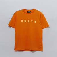 CRATE　SIMPLE LOGO COLOR MESH Tシャツ　ORANGE　L/XXLのみ