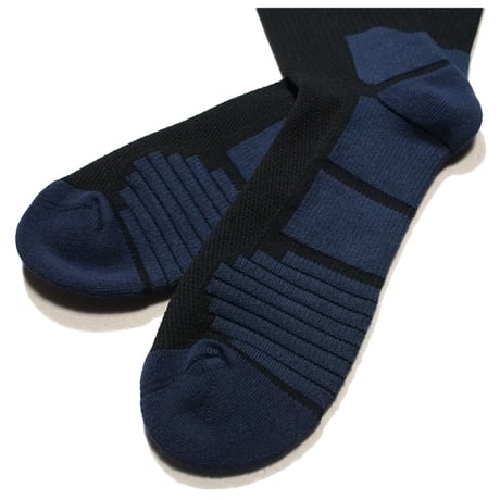 MEWSHIP　ソックス　M.R socks <Black×D.Blue×R.Orange>
