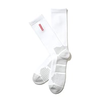 MEWSHIP　ソックス　M.R socks <White×Gray×R.Orange>