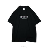 MEWSHIP Tシャツ　“SLASH LOGO” S/S PL　BLACK　3XLのみ