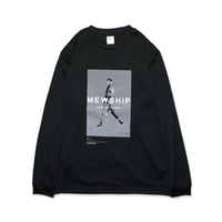 MEWSHIP ロンT　"Over Human - Future" L/S PL<Black×Gray×White>